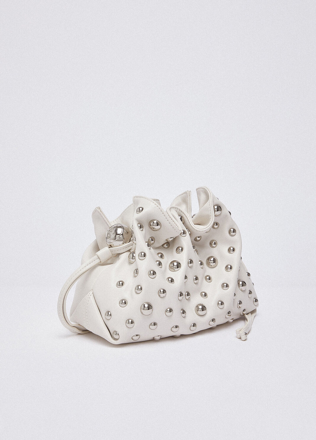 Маленькая сумка Riccy с заклёпками сливочно-белый Liu Jo - large image number 2