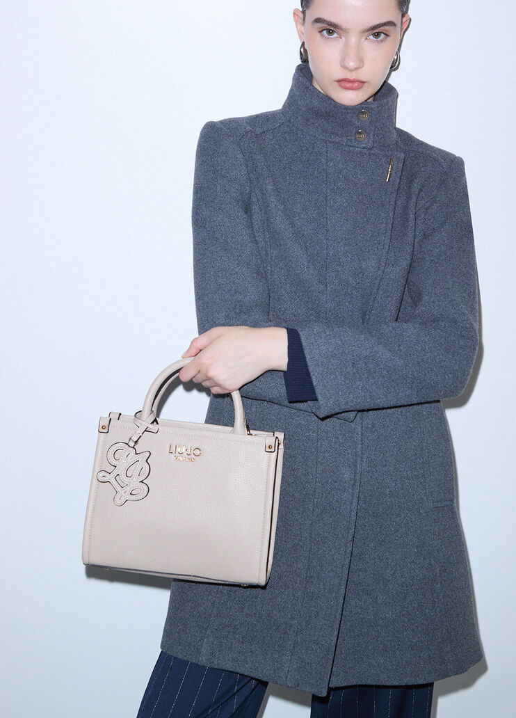 Small bag with charm white Liu Jo - medium