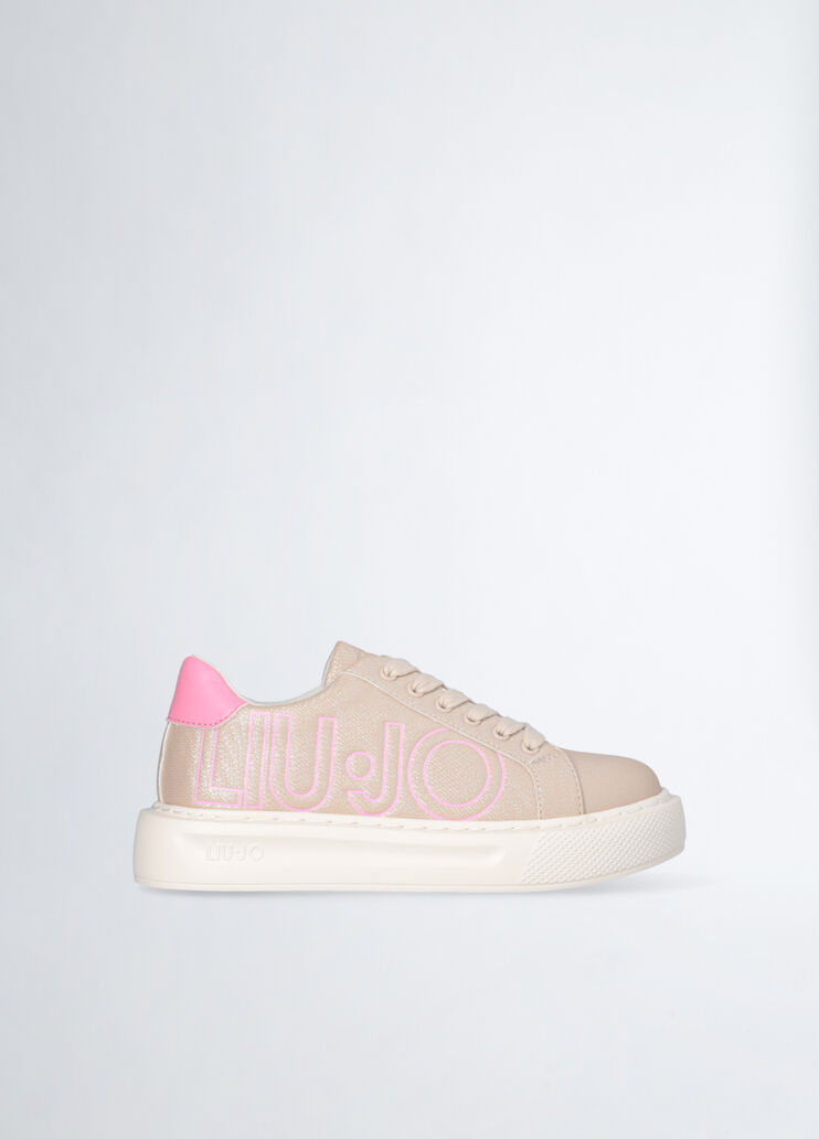 Platform sneakers with maxi logo pink Liu Jo - medium Platform sneakers with maxi logo pink Liu Jo - medium