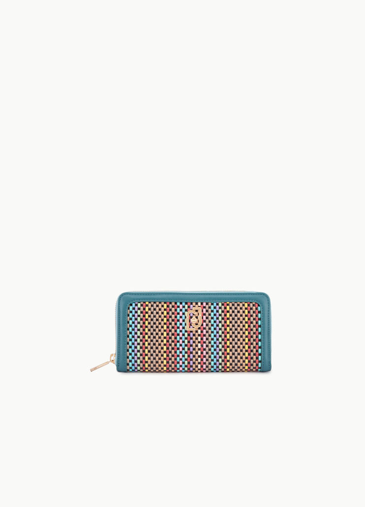 Wallet with multi-coloured weaves Multicolour Liu Jo - large image number 0