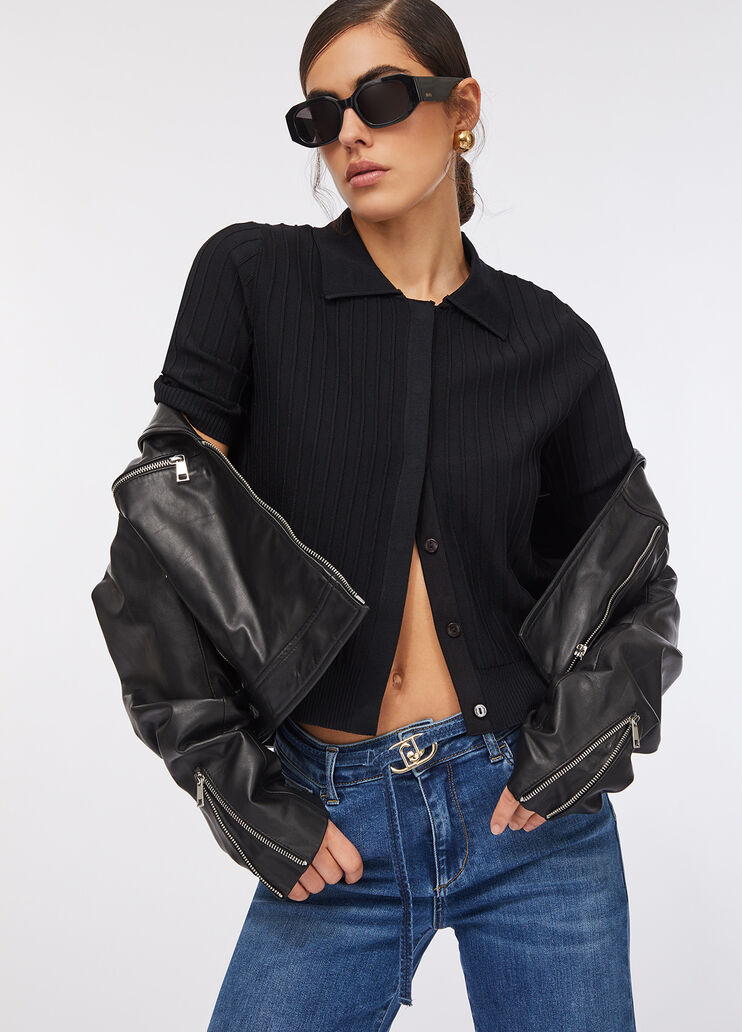 Cardigan Liu Jo Better  Schwarz Liu Jo - large image number 2