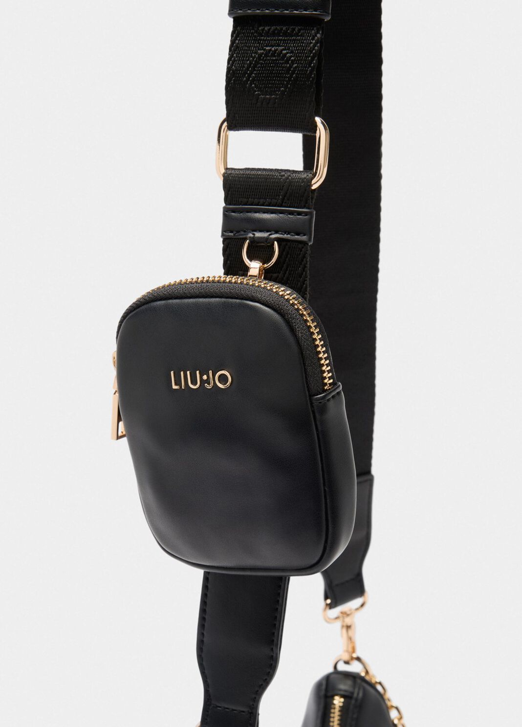 Borsa hobo piccola con catena nero Liu Jo - large image number 3