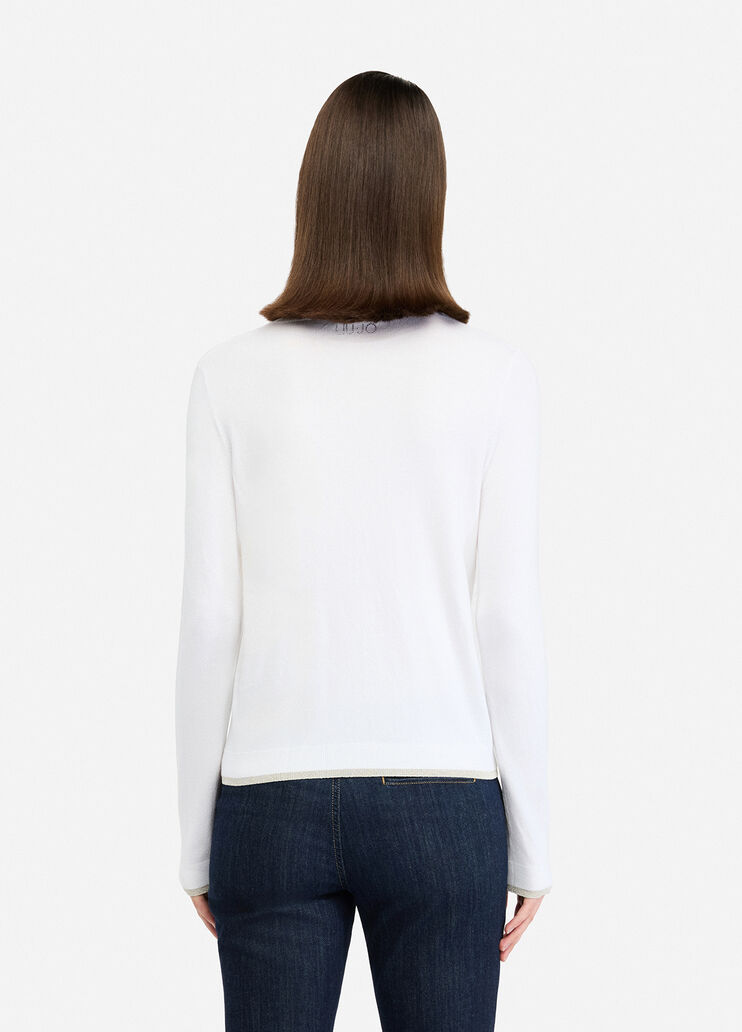 Liu Jo better cardigan white Liu Jo - large image number 1