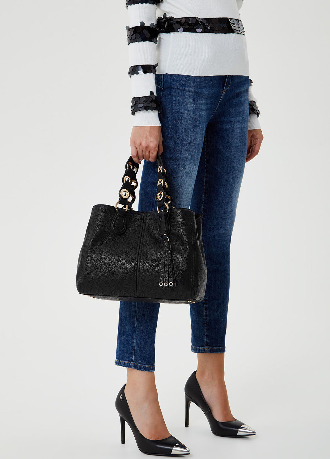 Bag with charm Black Liu Jo - large image number 1