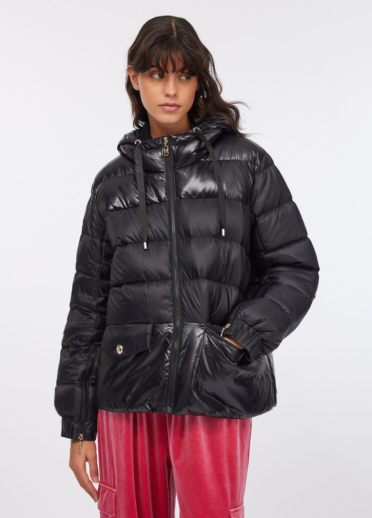 Quilted nylon jacket black Liu Jo - medium