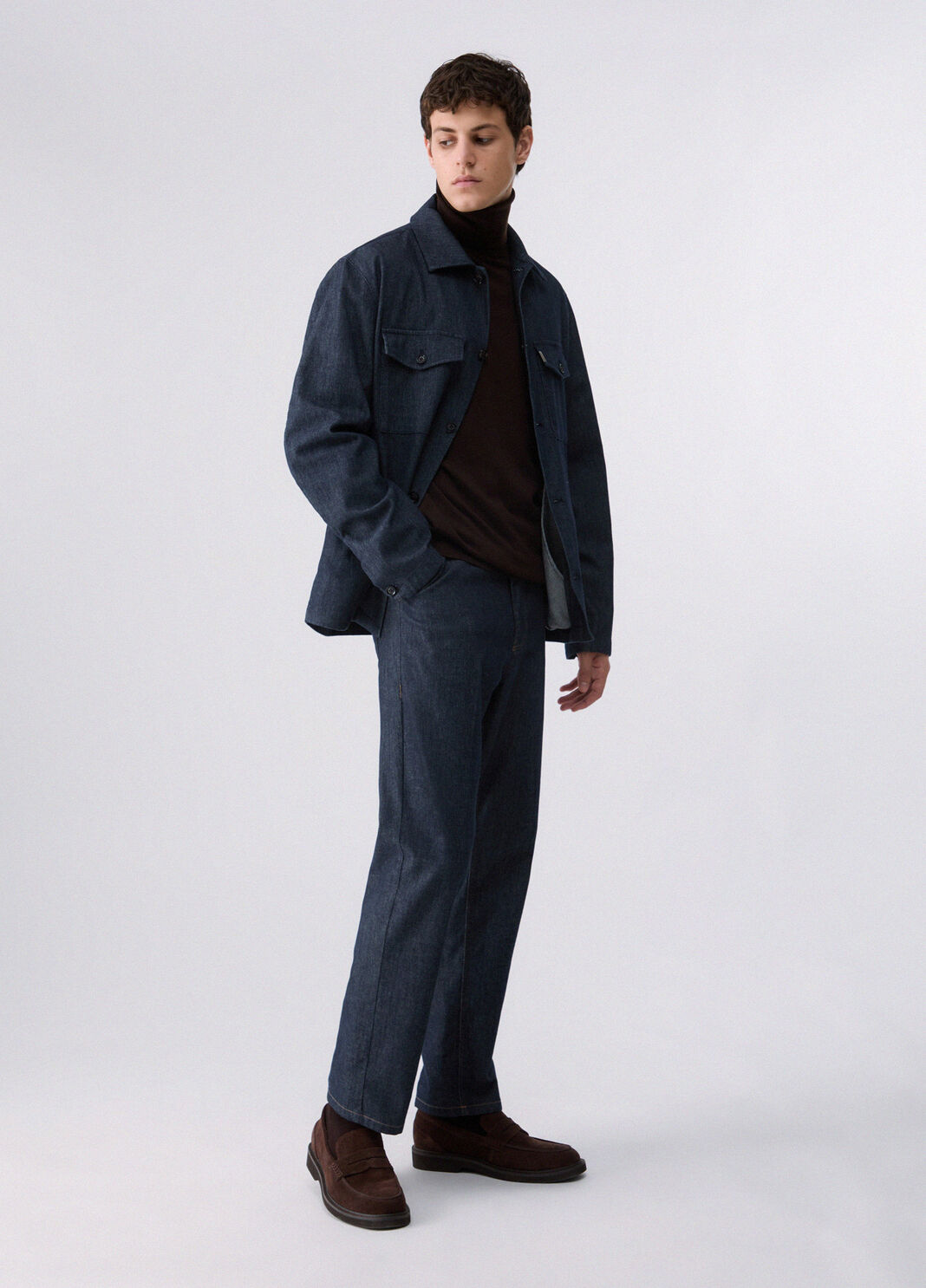Straight-Jeans aus Wollmischung Klassische Waschung Liu Jo - large image number 5