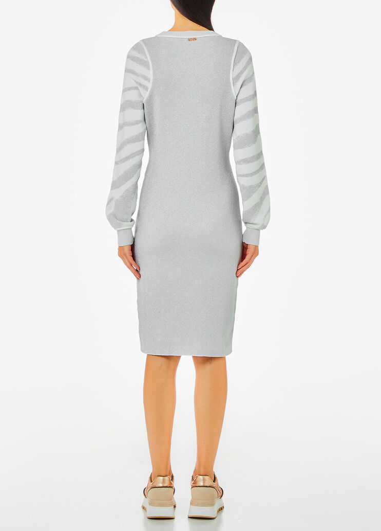 Robe animalier en maille blanc Liu Jo - medium