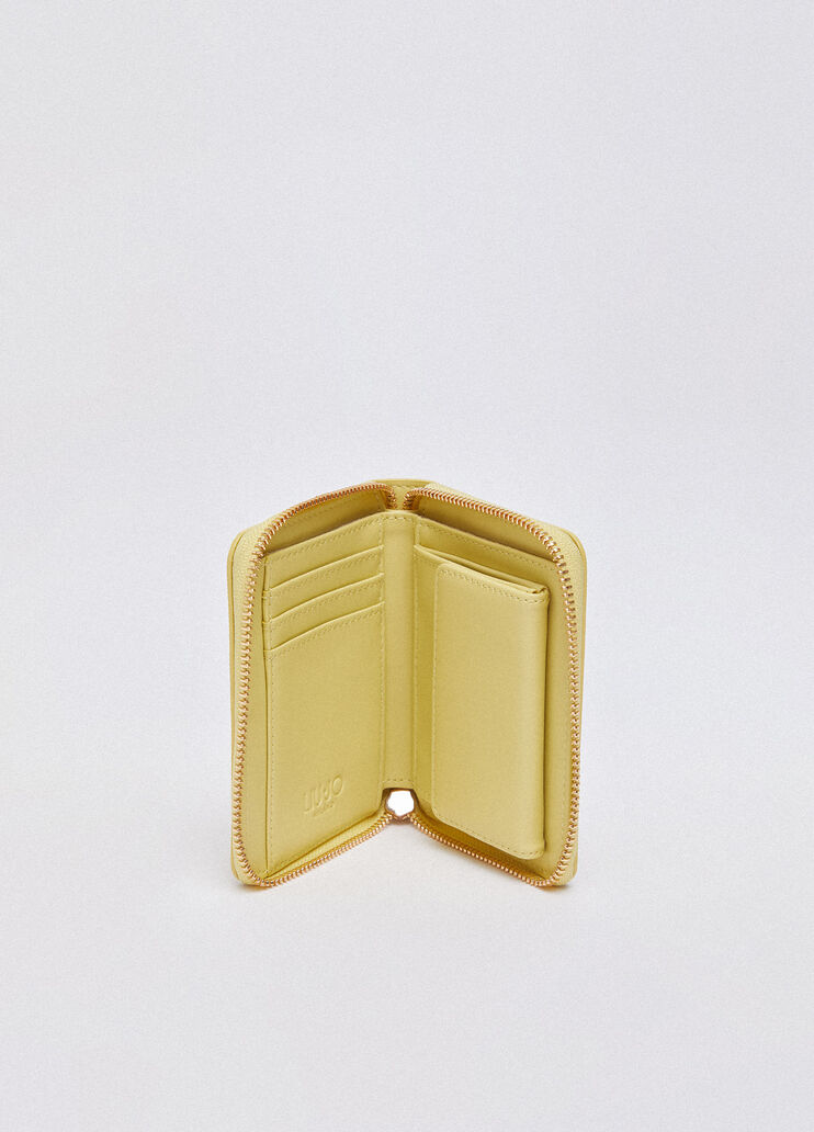 Medium purse with logo yellow Liu Jo - medium