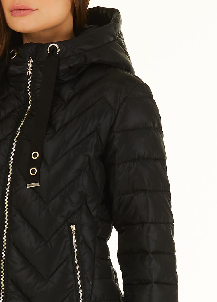 100gr down jacket with hood black Liu Jo - large image number 2