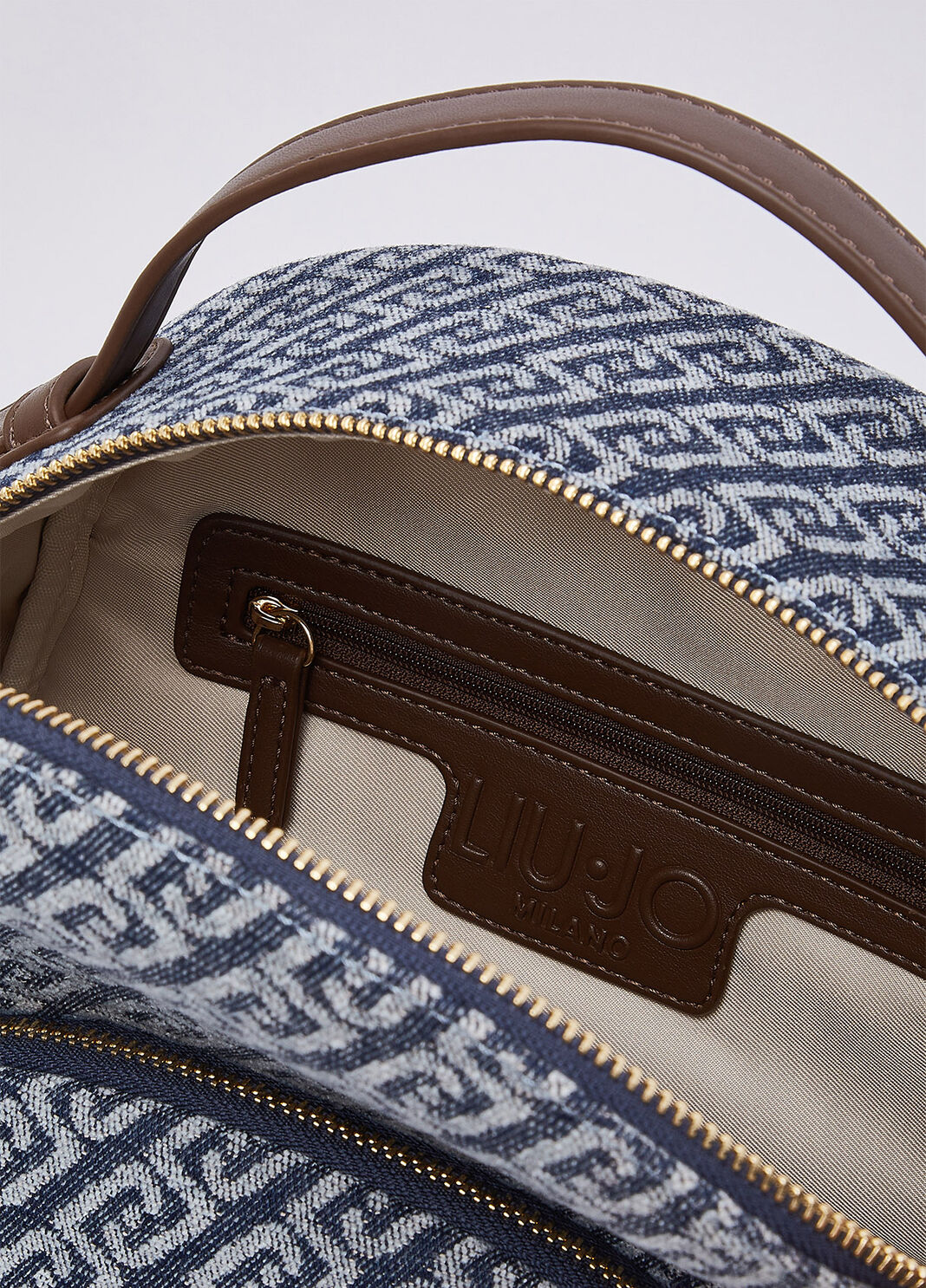 Rucksack Monogramm aus Denim denimblau Liu Jo - large image number 6