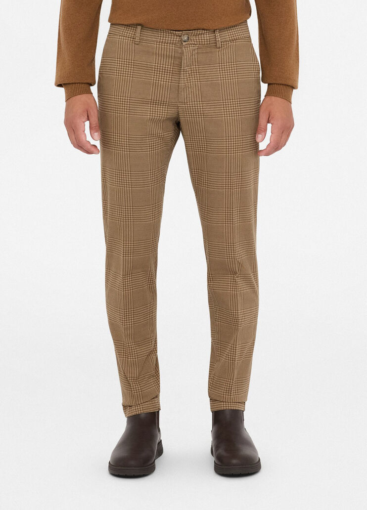 Glen plaid trousers beige Liu Jo - medium Glen plaid trousers beige Liu Jo - medium