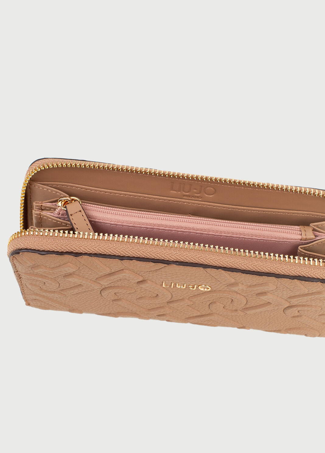 Wallet with logo Brown Liu Jo - large image number 3
