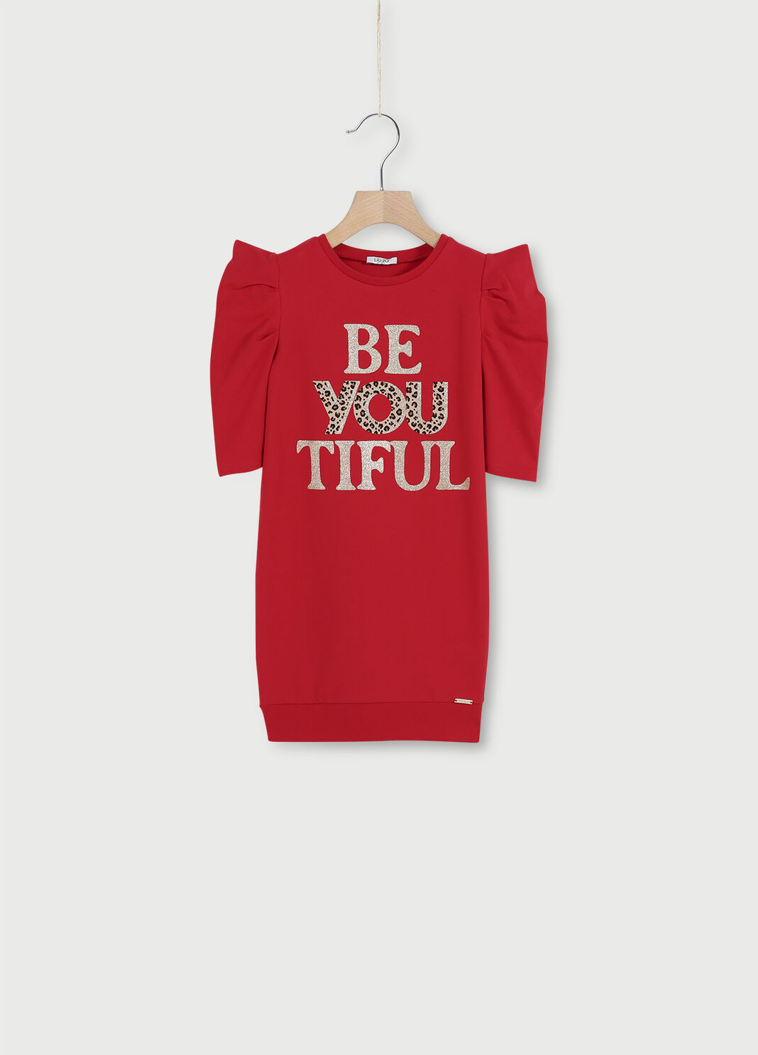 Vestito corto in felpa Rosso Liu Jo - large image number 0