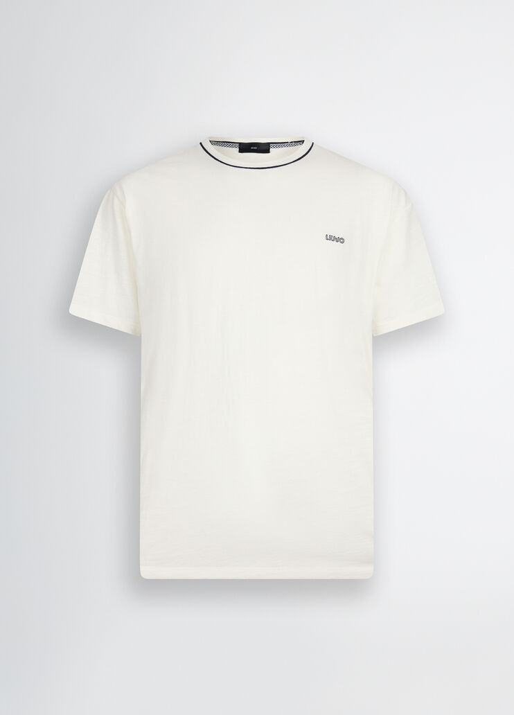 White cotton T-shirt white Liu Jo - large image number 6 White cotton T-shirt white Liu Jo - large image number 6