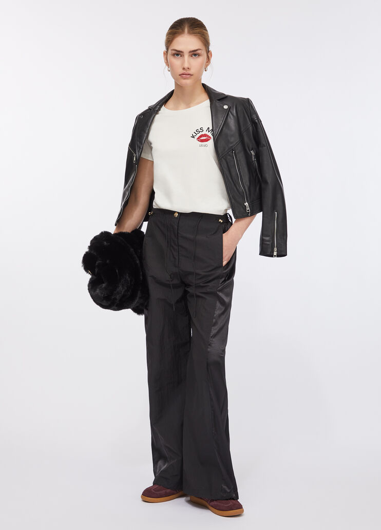 T-Shirt aus Baumwolle Weiß Liu Jo - medium