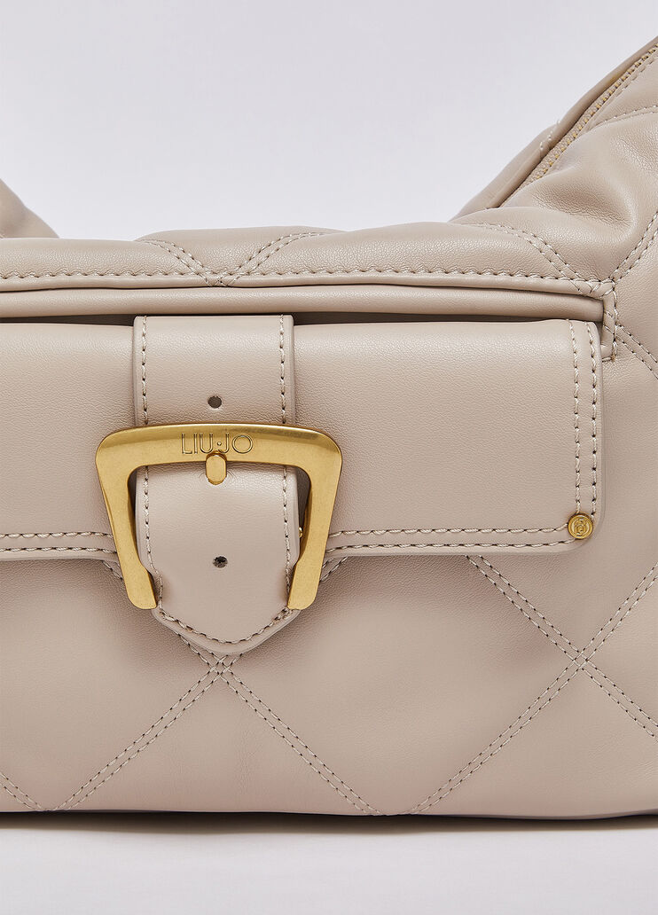 Small hobo bag quilted white Liu Jo - medium