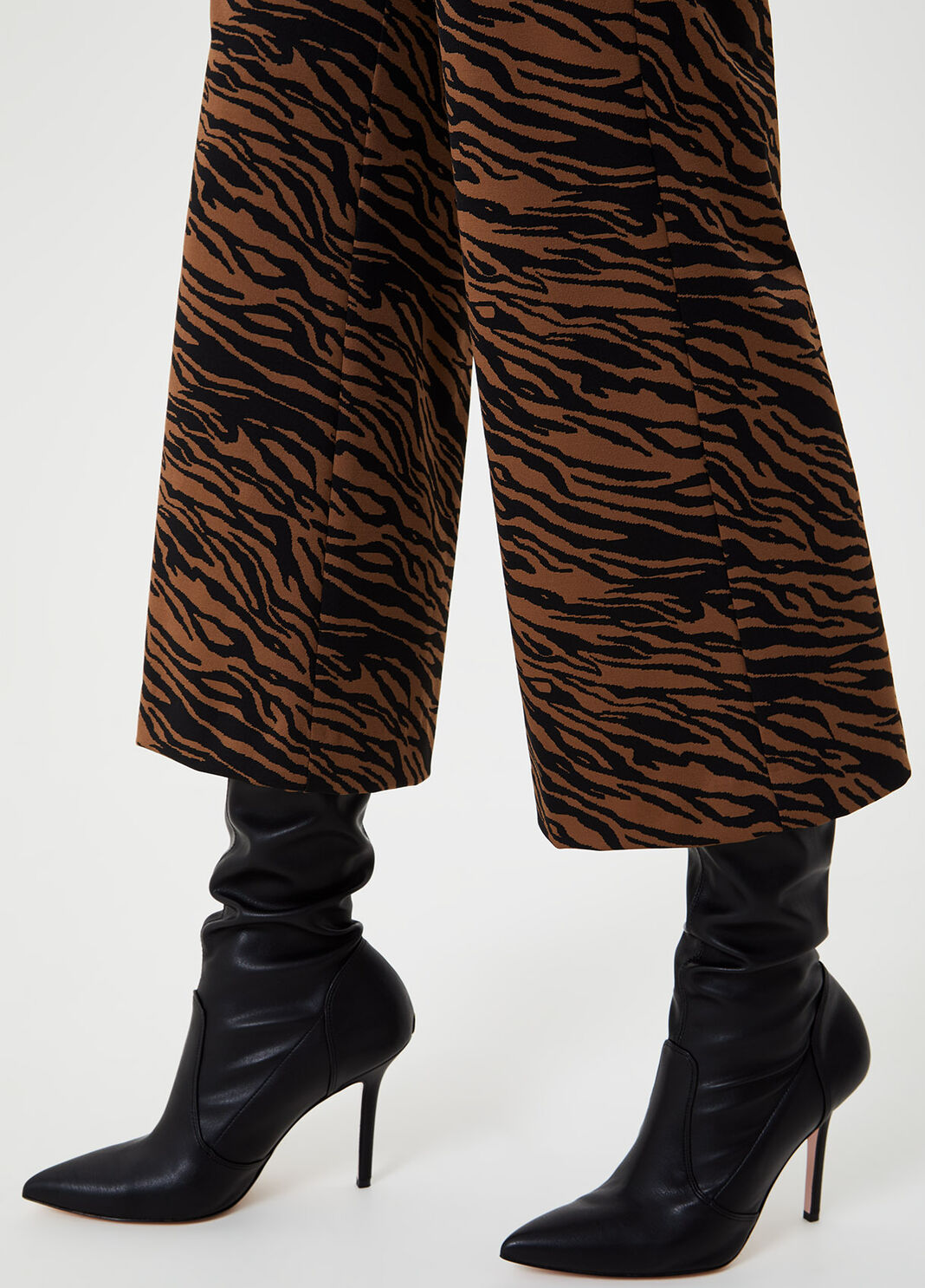 Pantalon cropped Beige Liu Jo - large image number 2