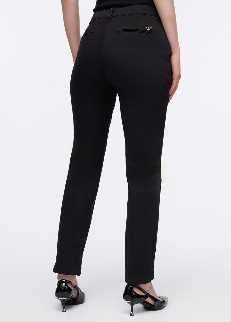 Chinohose im Slim-Fit Schwarz Liu Jo - large image number 1