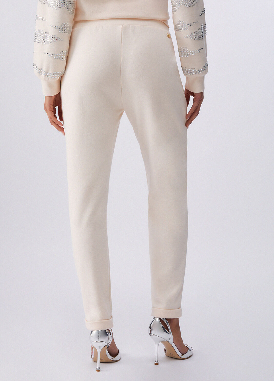 Pantalon molletonn&eacute; champagne Liu Jo - large image number 1