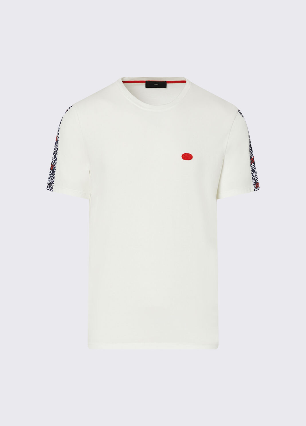 T-shirt with printed insert blue Liu Jo - large image number 6