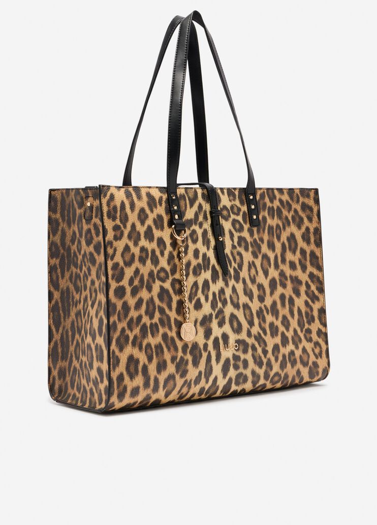 Large animal-print tote bag leopard print Liu Jo - large image number 2 Large animal-print tote bag leopard print Liu Jo - large image number 2