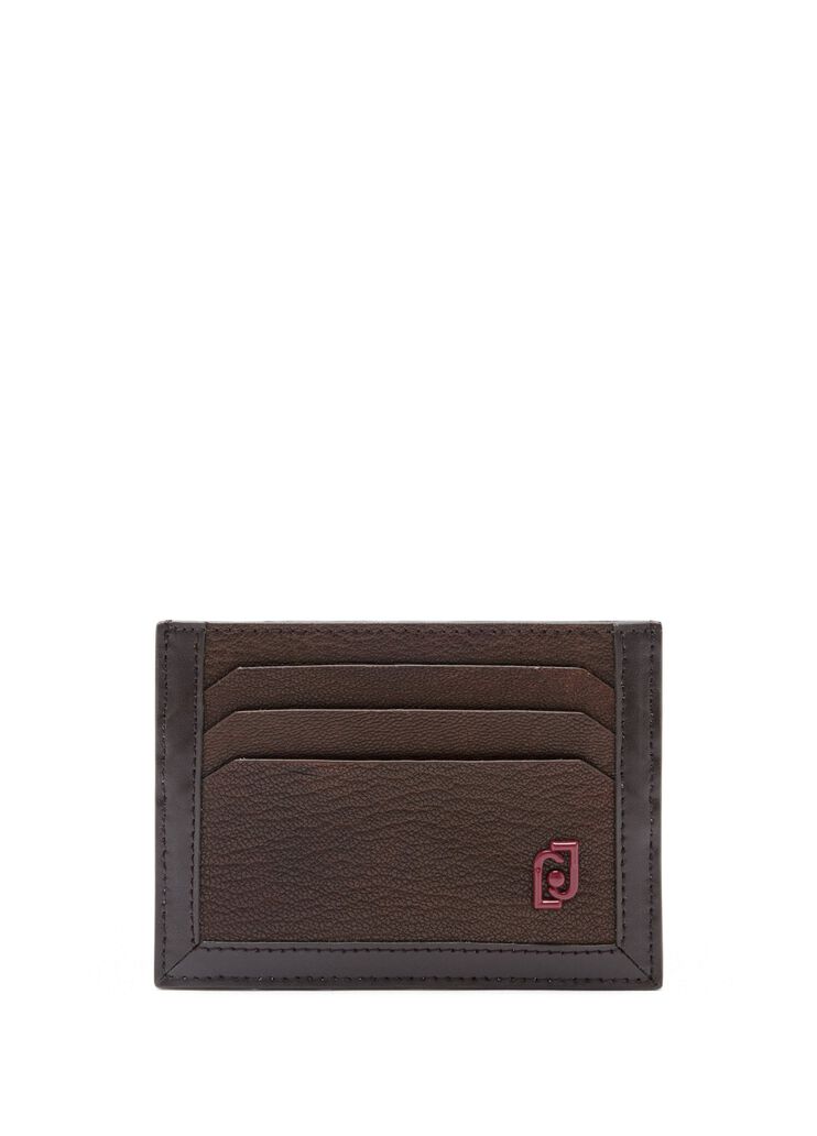 Leather cardholder chocolate Liu Jo - medium