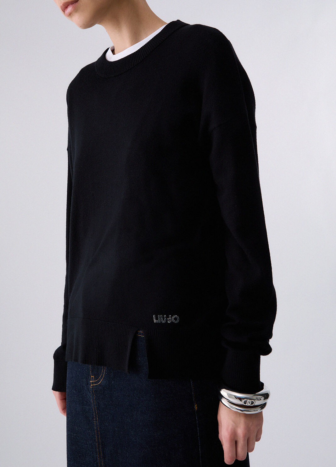Wool Blend Sweater black Liu Jo - large image number 4