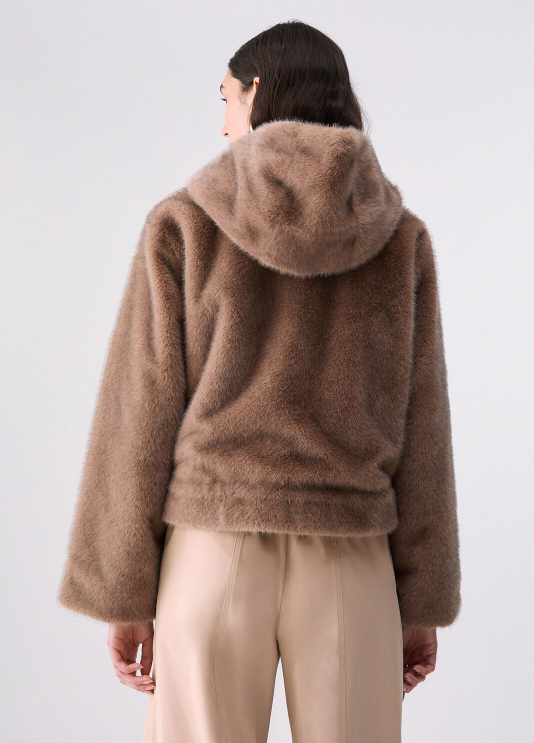Wendbare Teddyjacke beige Liu Jo - large image number 1