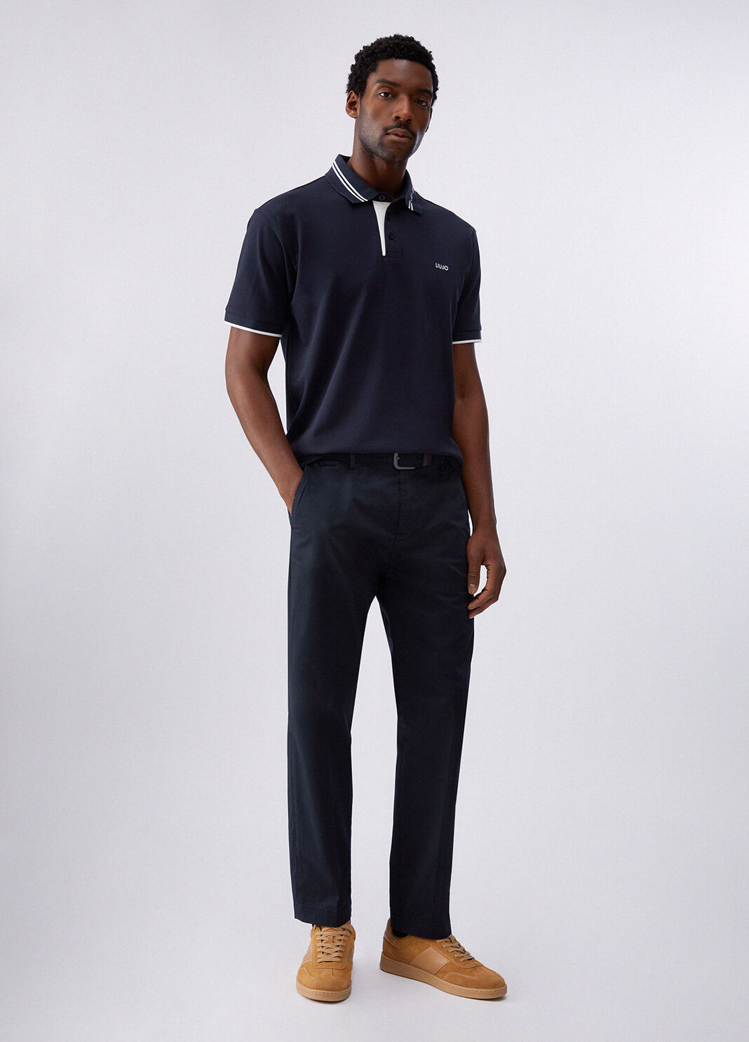 Chinos with drawstring dark blue Liu Jo - large image number 5