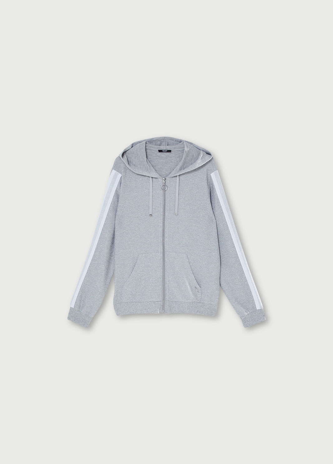 Толстовка на молнии с капюшоном Серый Liu Jo - large image number 4