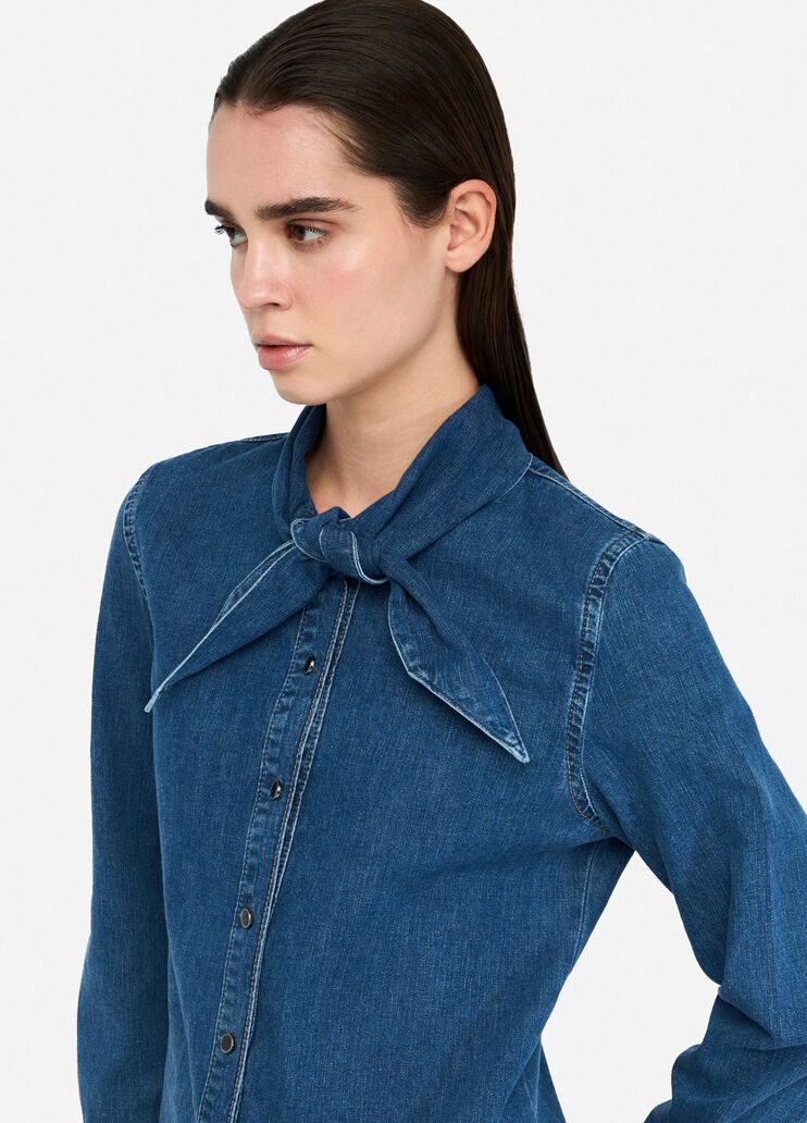 Denim shirt blue denim Liu Jo - large image number 3 Denim shirt blue denim Liu Jo - large image number 3