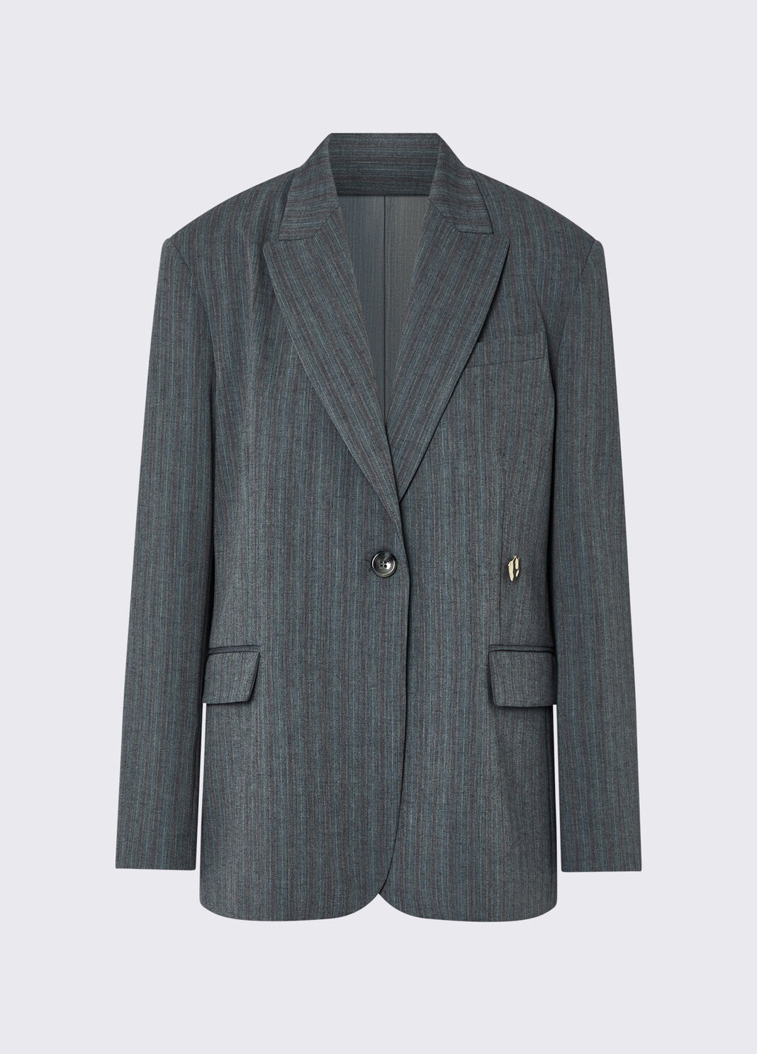 Blazer with Jewel Button dark grey Liu Jo - large image number 6