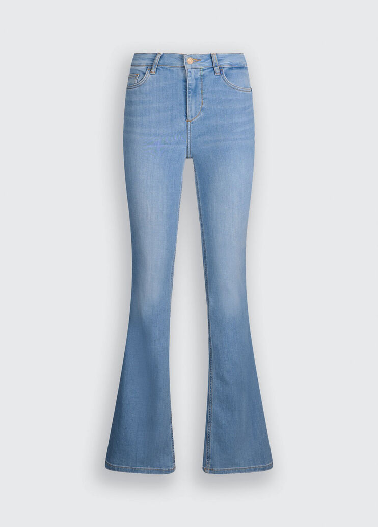 High-rise flared jeans denim Liu Jo - large image number 6