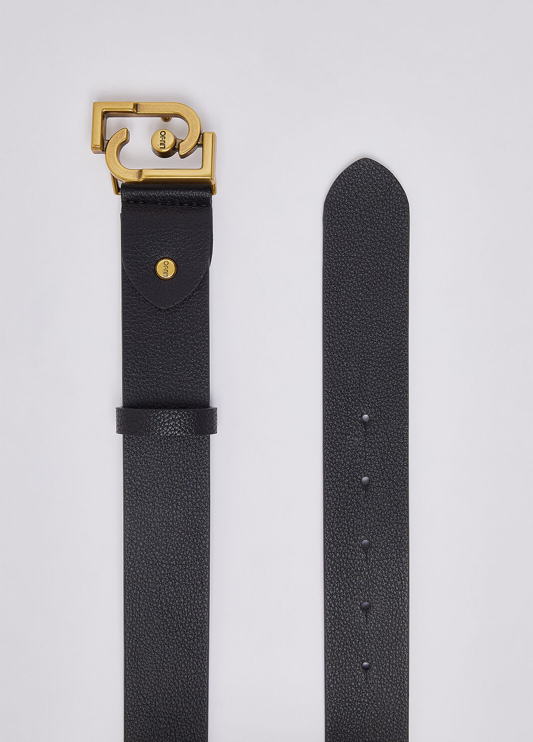 Belt with monogram logo black Liu Jo - large image number 4