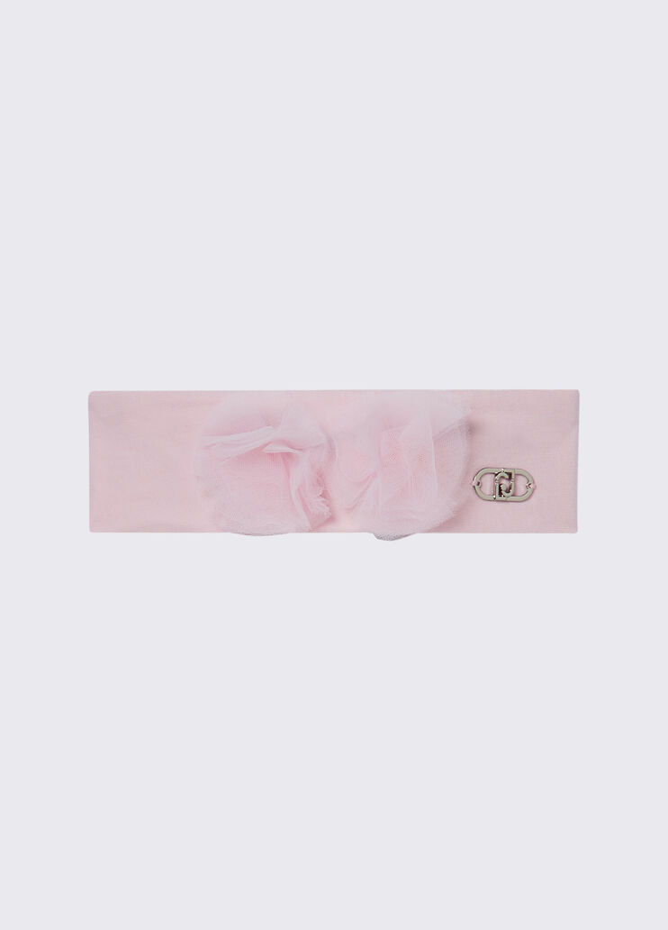 Bandeau avec fleur en tulle rose Liu Jo - medium