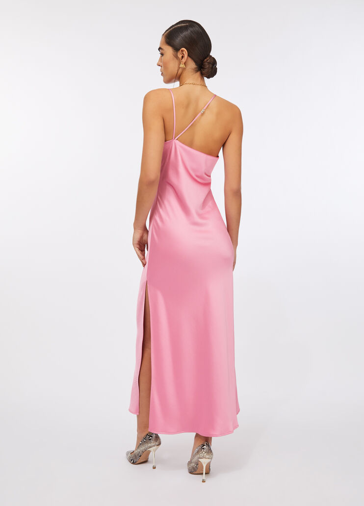 Robe de cérémonie en satin rose Liu Jo - large image number 1