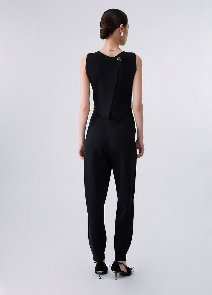 Long knitted jumpsuit black Liu Jo - medium