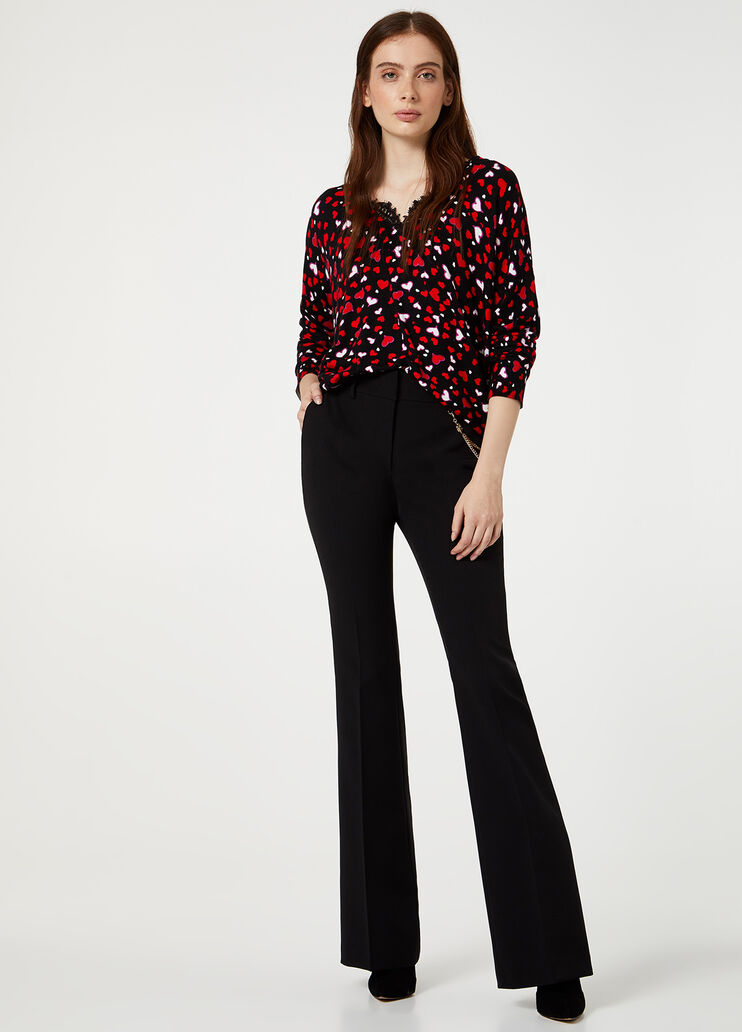 Smart bootcut trousers Black Liu Jo - large image number 3