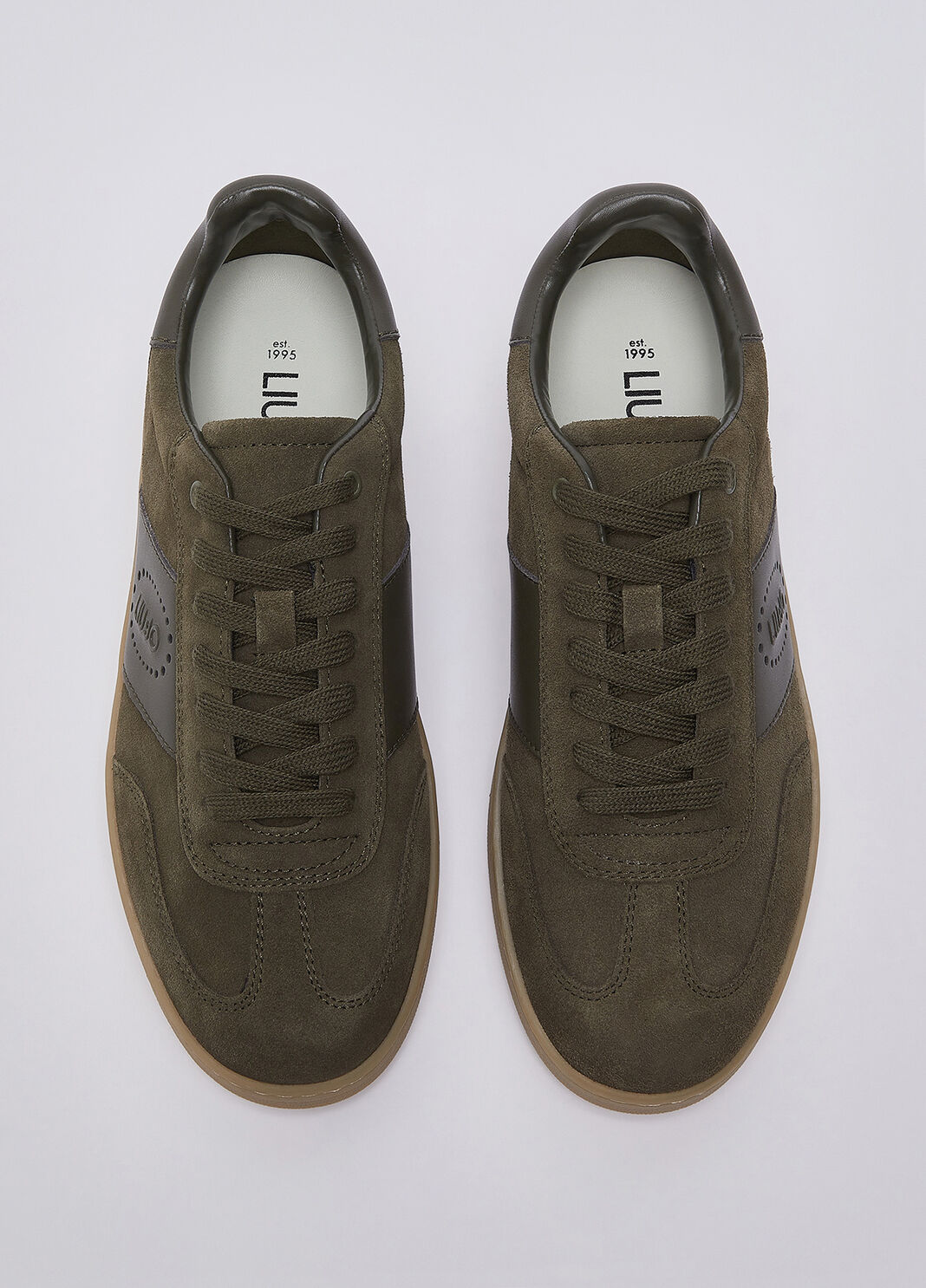 Herren-Sneaker aus Wildleder Moosgr&uuml;n Liu Jo - large image number 3