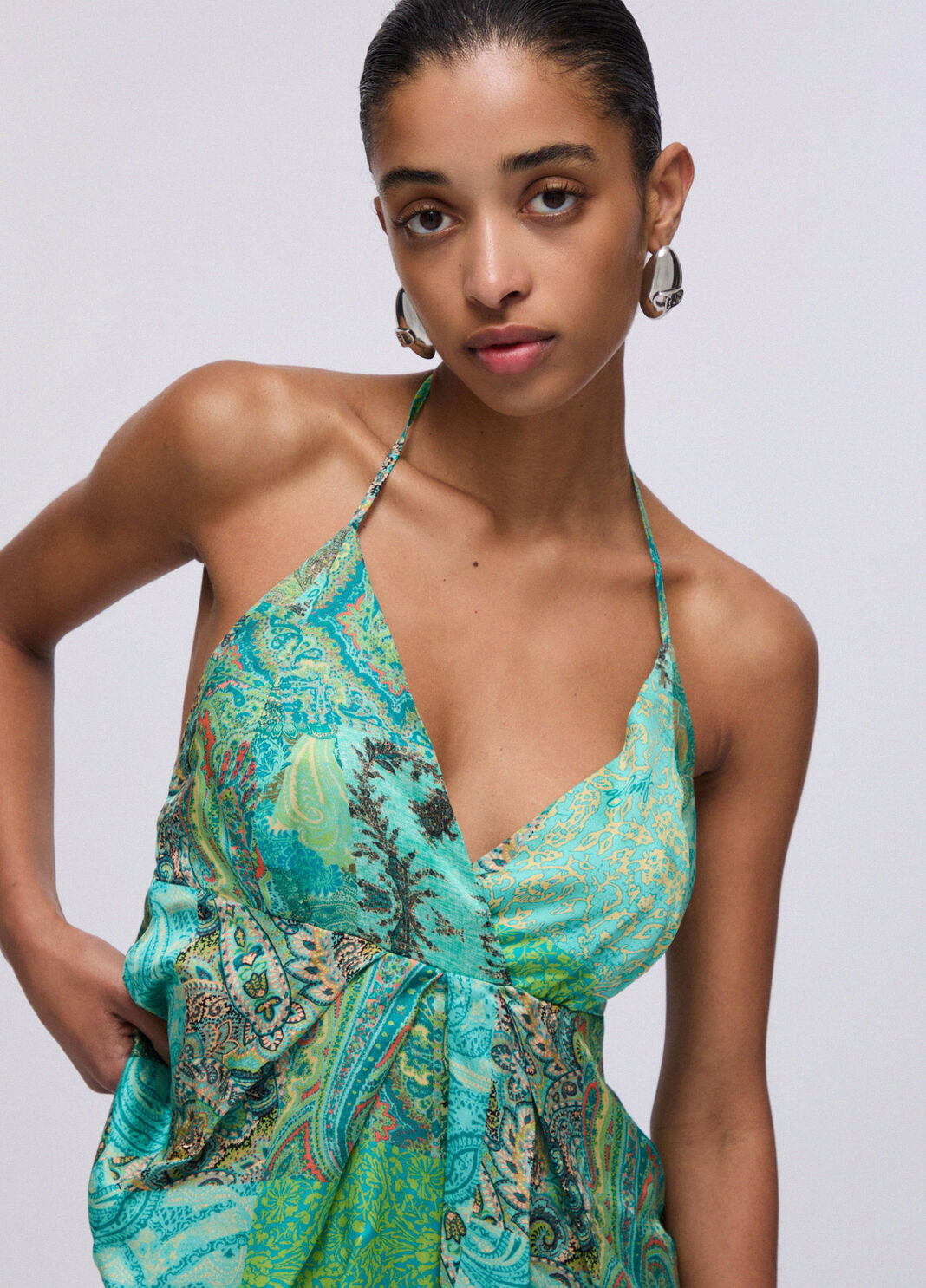 Top mit Print Aquagr&uuml;n Liu Jo - large image number 4