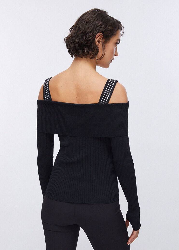 Oberteil mit Daumenloch schwarz Liu Jo - large image number 1