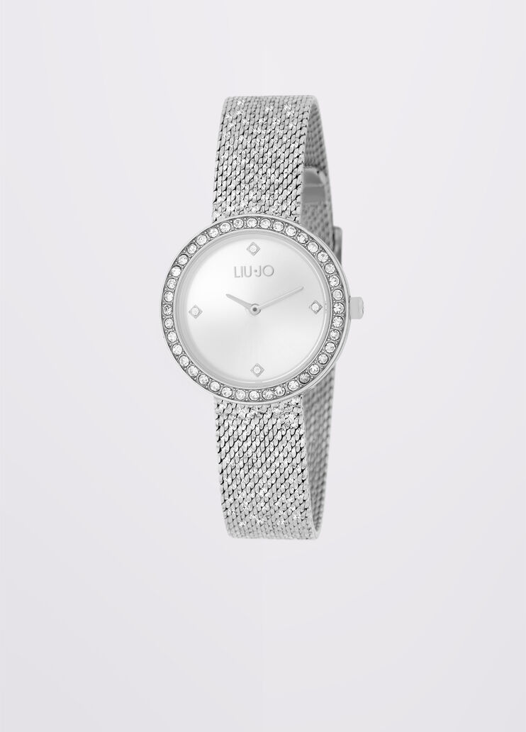 Steel watch with diamantés silver Liu Jo - large image number 1 Steel watch with diamantés silver Liu Jo - large image number 1