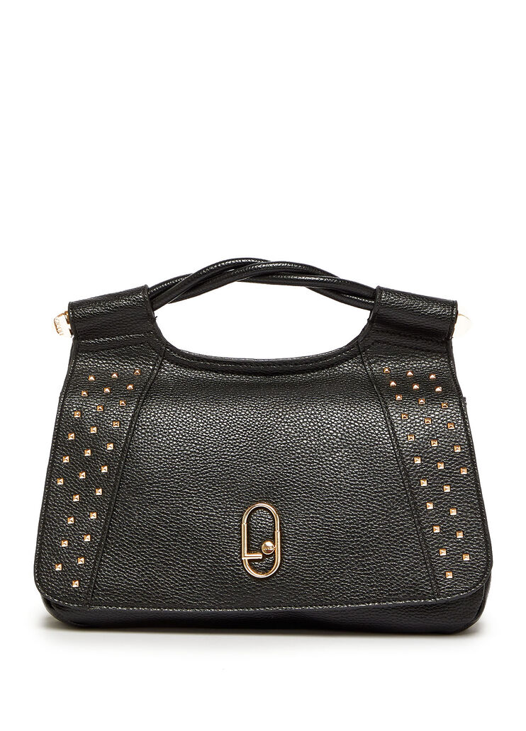 Sac à bandoulière avec clous noir Liu Jo - large image number 0