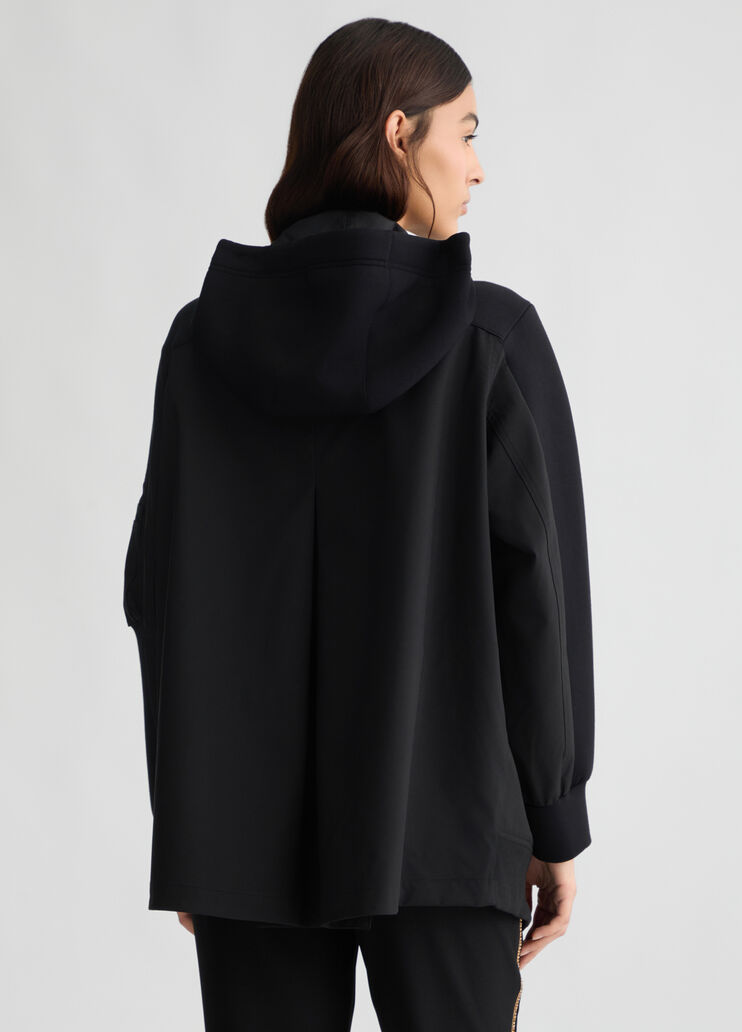 Black hooded jacket black Liu Jo - large image number 1 Black hooded jacket black Liu Jo - large image number 1