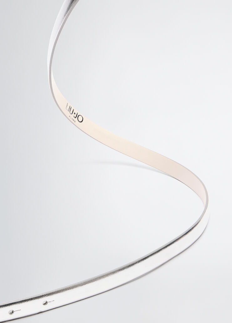 Laminated belt silver tone Liu Jo - large image number 4 Laminated belt silver tone Liu Jo - large image number 4