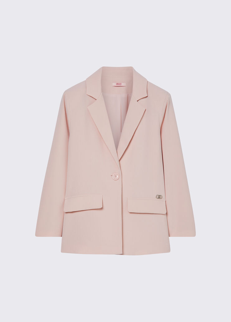 Envers satin jacket peach pink Liu Jo - medium