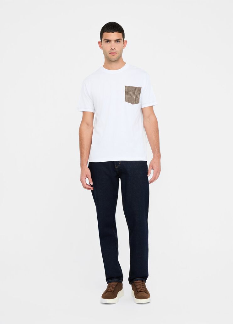 Cotton T-shirt with breast pocket white Liu Jo - medium Cotton T-shirt with breast pocket white Liu Jo - medium