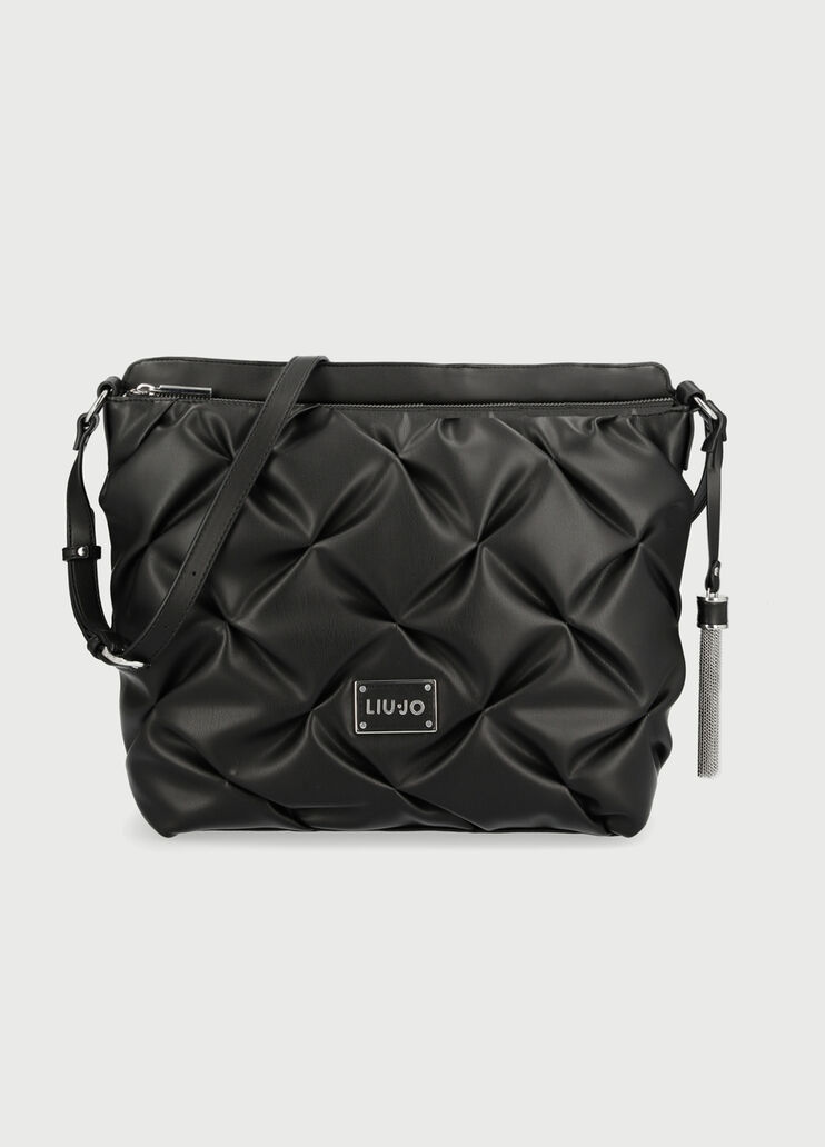 Embossed effect shoulder bag Black Liu Jo - large image number 0