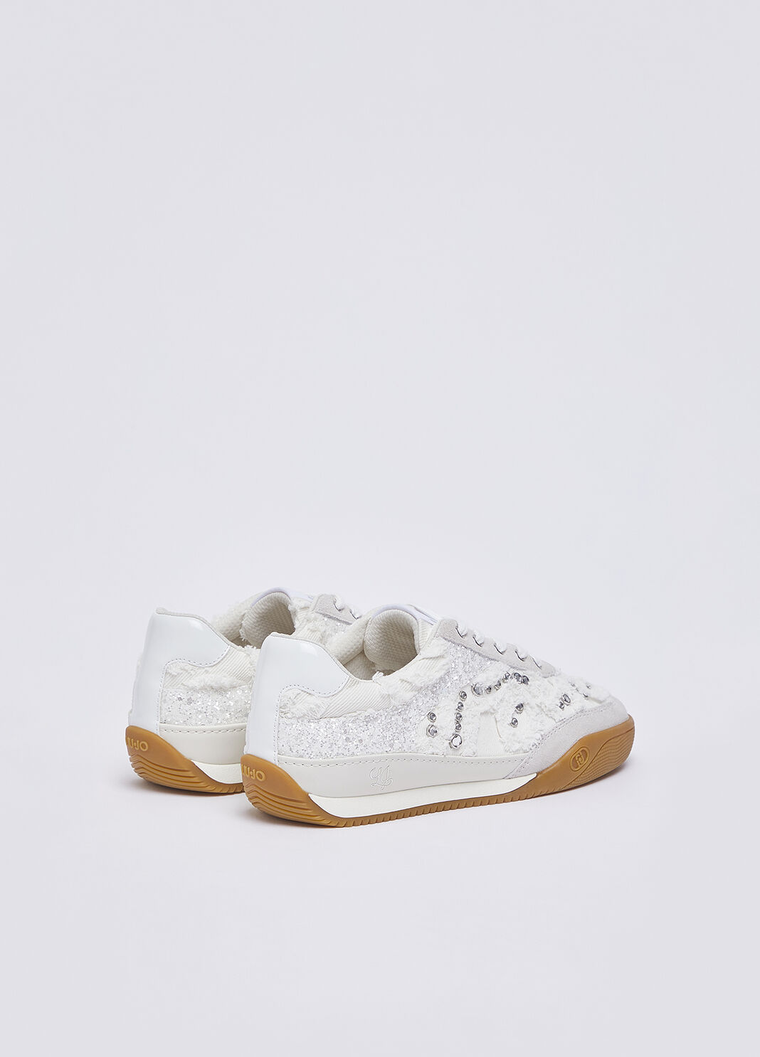 Sneakers in denim con pietre gioiello bianco Liu Jo - large image number 3