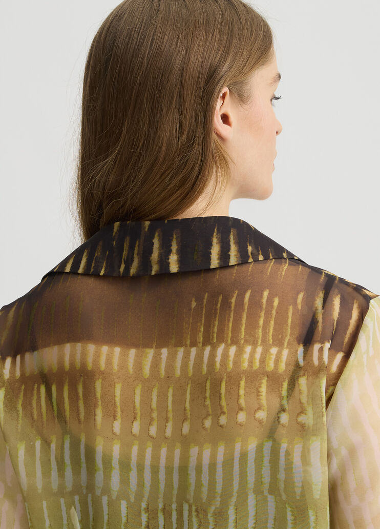 Printed chiffon dress green Liu Jo - large image number 4 Printed chiffon dress green Liu Jo - large image number 4